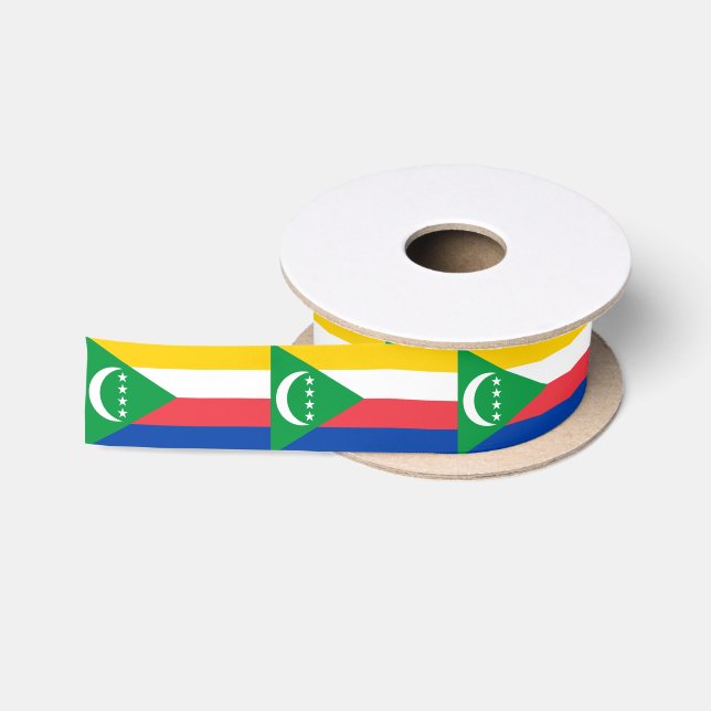 Flagge der Komoren Satinband (Spule)