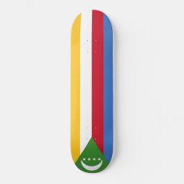 Flagge der Komoren Skateboard