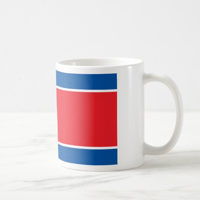 Flagge der Koreanischen Volksrepublik Kaffeetasse (Rechts)