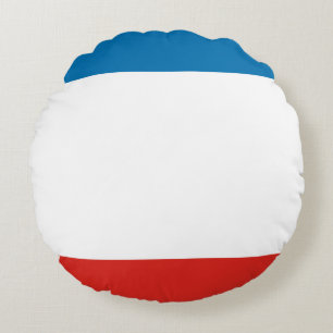 Flagge der Krim Rundes Kissen