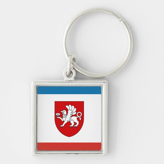 Flagge der Krim Schlüsselanhänger (Vorne)