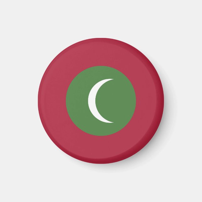 Flagge der Malediven Magnet (Vorne)