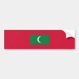 Flagge der Malediven (Republik Malediven) Autoaufkleber