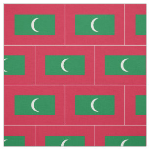Flagge der Malediven Stoff