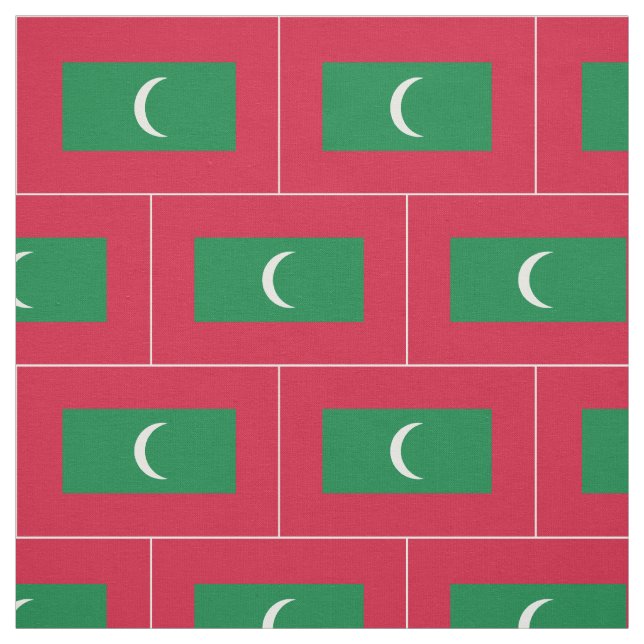 Flagge der Malediven Stoff (Muster)