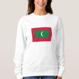 Flagge der Malediven Sweatshirt