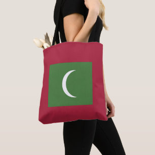 Flagge der Malediven Tasche