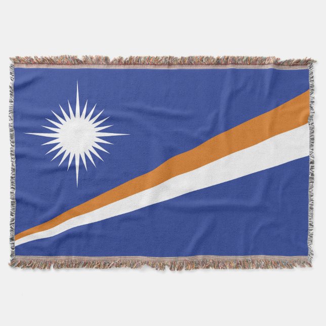 Flagge der Marshall-Inseln Decke (Vorderseite)