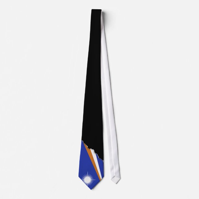 Flagge der Marshall-Inseln Krawatte (Vorderseite)