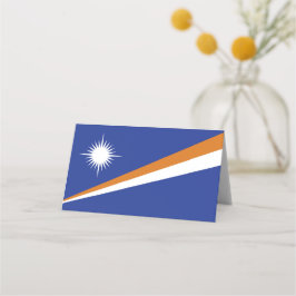Flagge der Marshall-Inseln Platzkarte