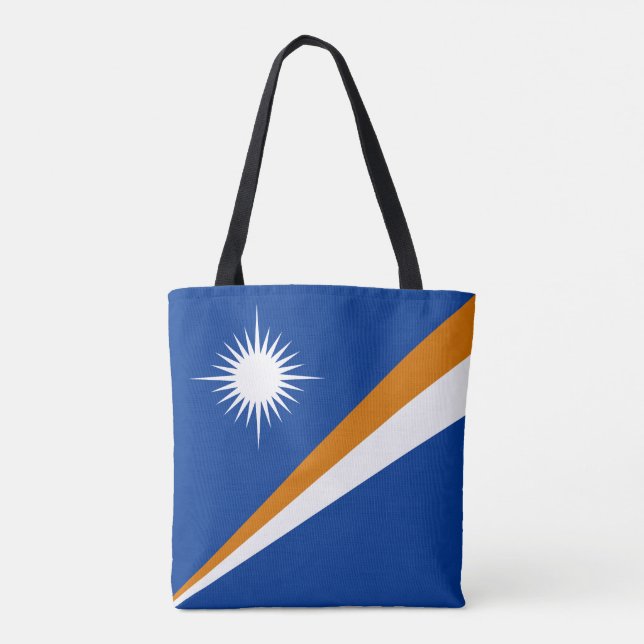Flagge der Marshall-Inseln Tasche (Rückseite)