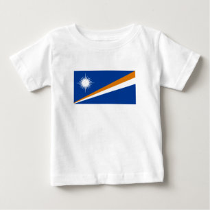Flagge der Marshallinseln Baby T-shirt
