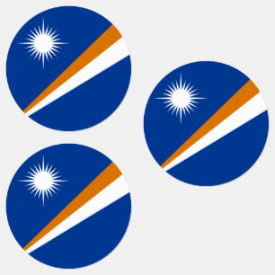 Flagge der Marshallinseln Etiketten
