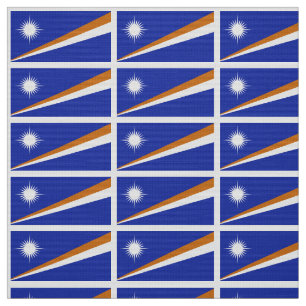 Flagge der Marshallinseln Stoff