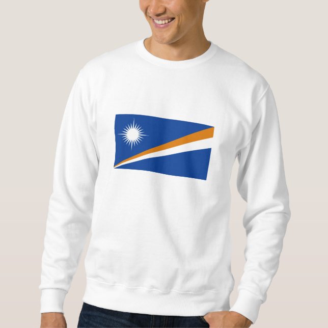 Flagge der Marshallinseln Sweatshirt (Vorderseite)