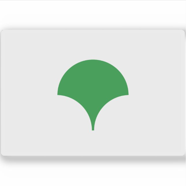 Flagge der Metropole Tokio (Symbol), Japan Aufkleber (Vorderseite)
