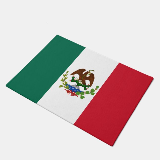 Flagge der Mexikanischen Republik: 1824-1835, Sant Fußmatte (Schrägansicht)