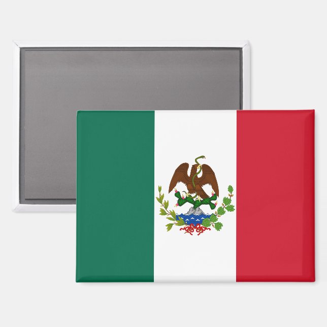 Flagge der Mexikanischen Republik: 1824-1835, Sant Magnet (Vorderseite/Rückseite)