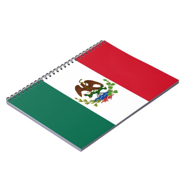 Flagge der Mexikanischen Republik: 1824-1835, Sant Notizblock (Linke Seite)