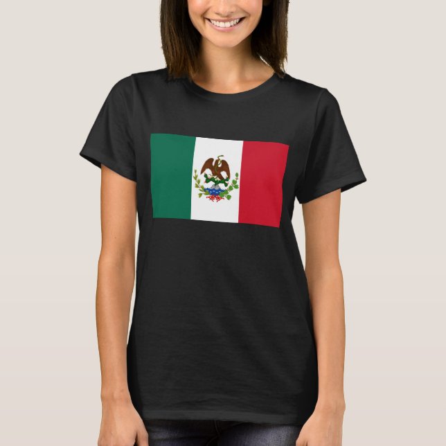 Flagge der Mexikanischen Republik: 1824-1835, Sant T-Shirt (Vorderseite)