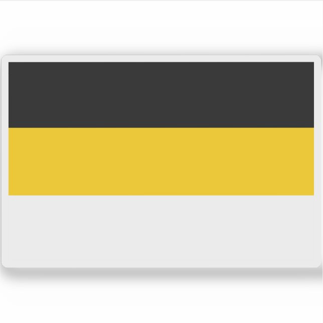 Flagge der Monarchie Romanow (1613-1917) Aufkleber (Vorderseite)