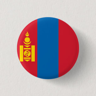 Flagge der Mongolei Button
