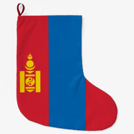Flagge der Mongolei Großer Weihnachtsstrumpf