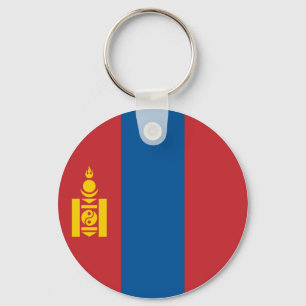 Flagge der Mongolei Schlüsselanhänger