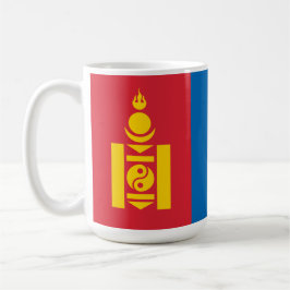 Flagge der Mongolei Soyombo Symbol Mongolen Kaffeetasse