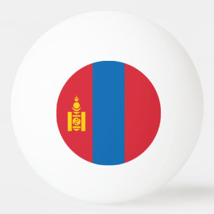 Flagge der Mongolei Tischtennisball