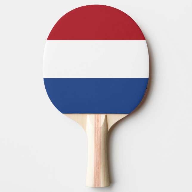 Flagge der Niederlande Amsterdam Holland Tischtennis Schläger (Vorderseite)