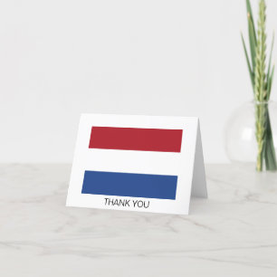 Flagge der Niederlande Dankeskarte