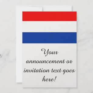 Flagge der Niederlande Einladung
