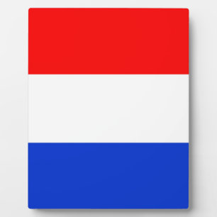 Flagge der Niederlande Fotoplatte