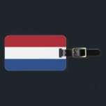 Flagge der Niederlande Gepäckanhänger<br><div class="desc">Flagge der Niederlande</div>