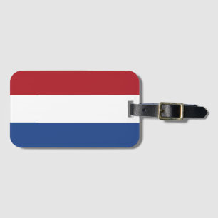 Flagge der Niederlande Gepäckanhänger