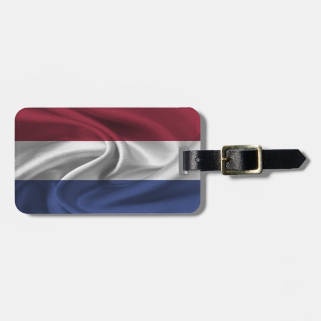 Flagge der Niederlande Gepäckanhänger (Vorderseite horizontal)