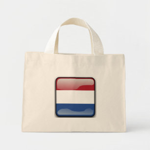 Flagge der Niederlande Mini Stoffbeutel