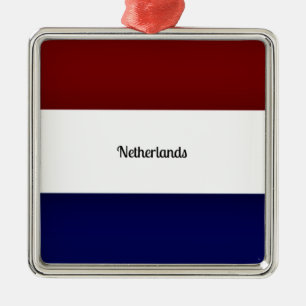 Flagge der Niederlande Ornament Aus Metall