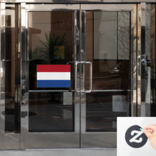 Flagge der Niederlande passgenau geschnitten Fensteraufkleber