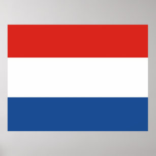 Flagge der Niederlande Poster