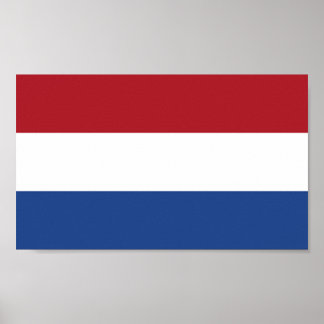 Flagge der Niederlande Poster