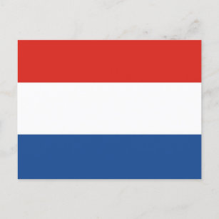 Flagge der Niederlande Postkarte