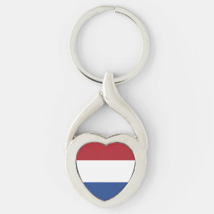 Flagge der Niederlande Schlüsselanhänger