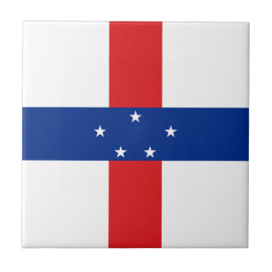 Flagge der Niederländischen Antillen Fliese