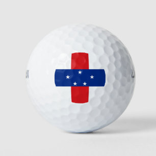 Flagge der Niederländischen Antillen Golfball