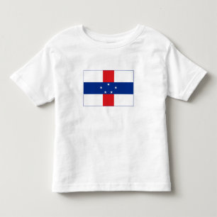 Flagge der Niederländischen Antillen Kleinkind T-shirt