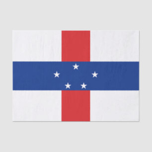 Flagge der Niederländischen Antillen Seidenpapier