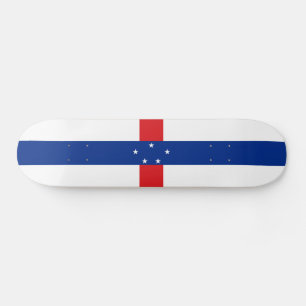 Flagge der Niederländischen Antillen Skateboard