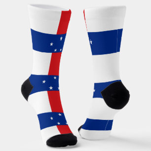 Flagge der Niederländischen Antillen Socken